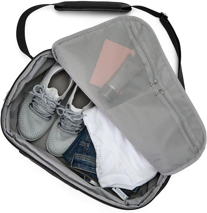 Securtex® Classic Anti-Theft Convertible Travel Backpack - 11x17” Carry-On, Fits 16” Laptop, Locking Zippers, Expandable - Image 5
