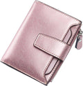 Small Compact Women Wallet RFID Blocking Genuine Leather Bifold Purse with ID Windows by Lavemi