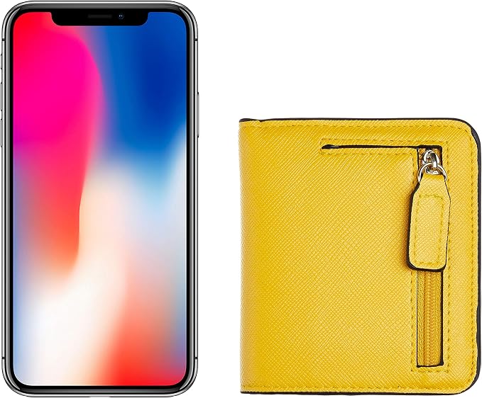 Toughergun Women’s Small Slim Leather Wallet with RFID Protection, Compact Bifold Mini Purse with Clear ID Window - Image 6