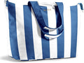 Fit & Fresh All The Things XL Beach Bag for Women, Oversized Travel Tote | Zip Closure, 3 Interior Pockets, 1 Large Zip Pocket, Dual Carry Handles, Canvas Weekender - Pool, College, Laundry, Groceries by fitfresh