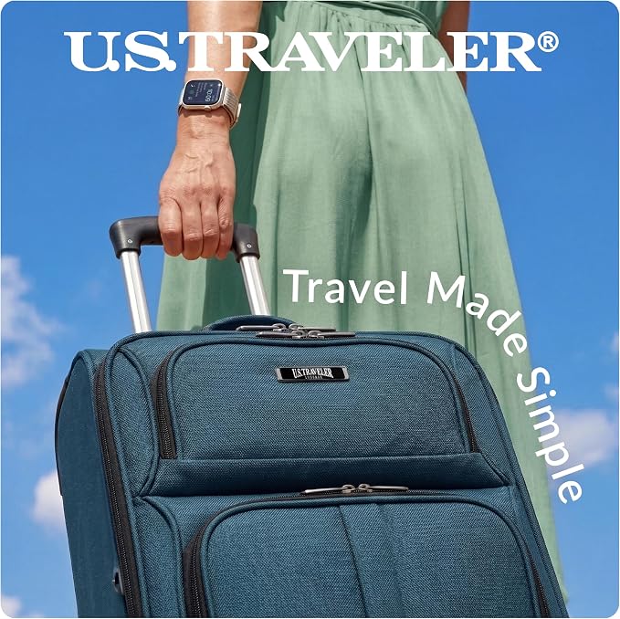 U.S. Traveler Rio 14" Travel Tote Bag, Lightweight 1200D Carry-On Bag for Women & Men - Image 9