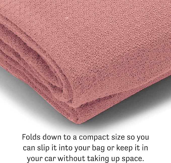 Personal Travel Blanket for Cars, Airplanes or Home Use, Throw Blanket Size, 39" x 59", Rose Gold (LEV549XXRSGD29) - Image 5