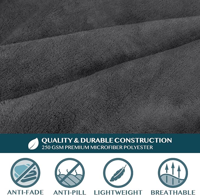 PAVILIA Blanket with Sleeves for Adult Women Men, Soft Warm Wearable Blanket Fleece Wrap Throw, Robe Blanket Gift - Image 7