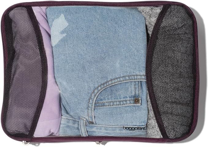 Baggallini Compression Cube 3-piece set - Lightweight Compression Packing Cubes for Travel - Image 8