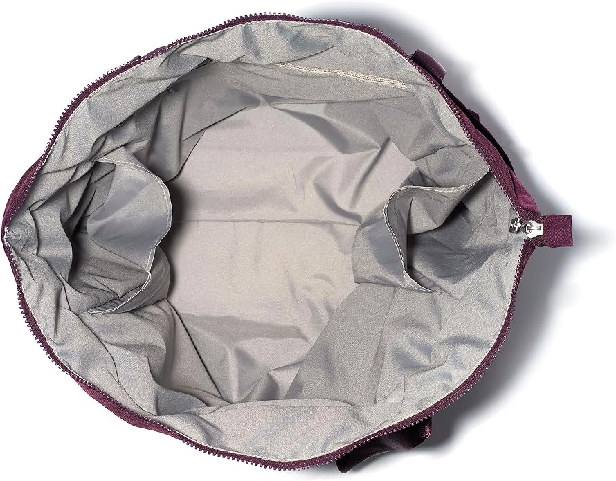 Baggallini Carryall Tote - Lightweight Nylon Zipper Top Weekender Travel Beach Bag w/Luggage Sleeve - Image 12
