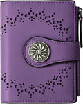 Tipmile Small Wallet for Women Bifold RFID Blocking Card Holder Leather Wallets with Zipper Coin Pocket by Tipmile