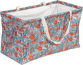Household Essentials Flower Print Krush Container All-Purpose Utility Tote, Multicolor by HouseholdEssentials
