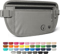 Vantamo Money Belt with RFID For Men & Women, Hidden Passport Holder for Travel, 2 Compartment Travel Fanny Pack for Women Anti Theft by Vantamo