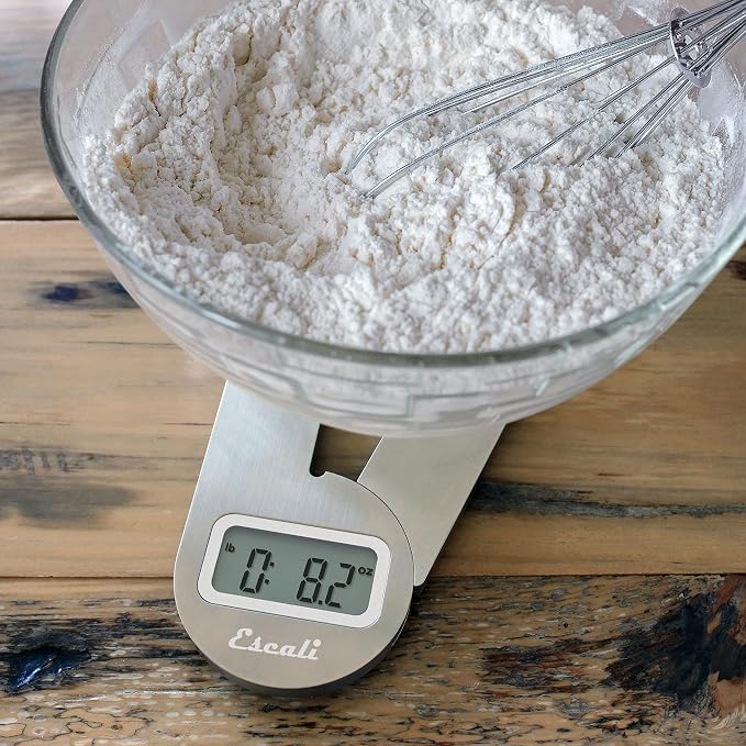 Escali F115 Compact Kitchen Scale, 11 lb/5 kg, Stainless Steel - Image 2