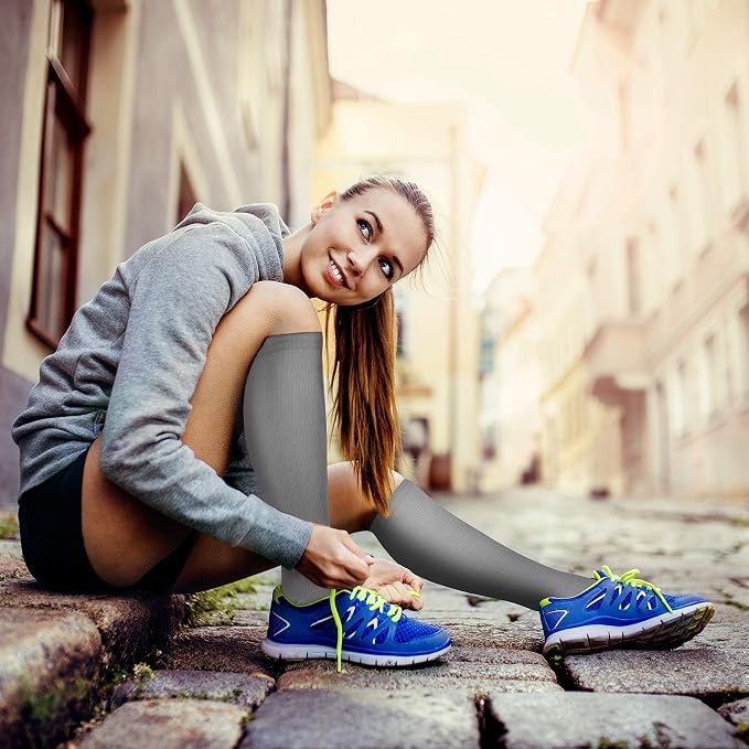 WITHYOU Compression Socks 15-20 mmHg is Best Athletic for Men & Women Running Flight Travel Nurses Pregnant - Image 2