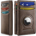 BULLIANT Magnetic Slim Leather Airtag Wallet Money Clip For Men 12Cards | RFID Blocking | Easy Access | Gift Boxed | Pocket Fit by BULLIANT