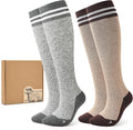 Jeasona Merino Wool Compression Socks for Women Men, 15-20 mmHg Graduated Compression Socks for Flying Nurse Pregnancy by Jeasona