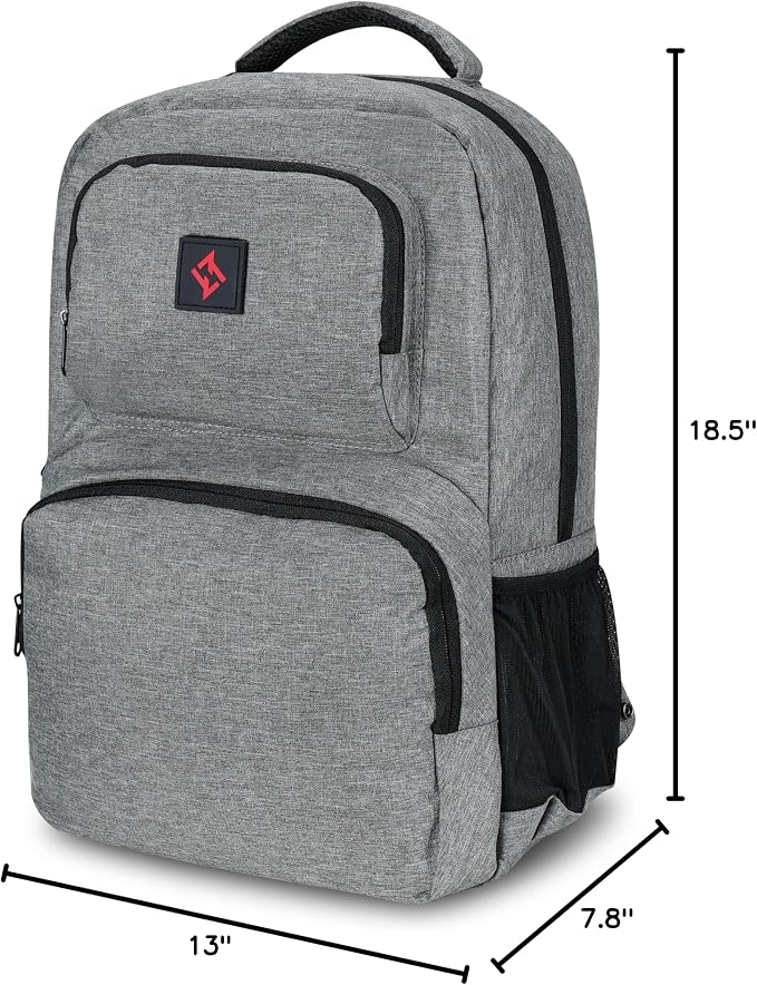 zazzy Smell Proof Backpack with Lock Carbon Fiber Backpack with Combination Lock Odor Proof Bags Travel Backpack for Men & Women - Image 8