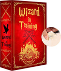 Wizard in Training Book Safe Lock Box with Key, Magical Hidden Book Safe with 2 Keys, Diversion Safe Box Secret Compartment Items for Cash, Passport, Jewelry and Cool Gifts,9.3''x6.0''x2.3'' by Ulixu