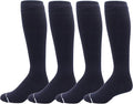 Dr. Motion 4 Pairs Men's Athletic Traveler Graduated Compression Knee High Socks by Dr.+Motion