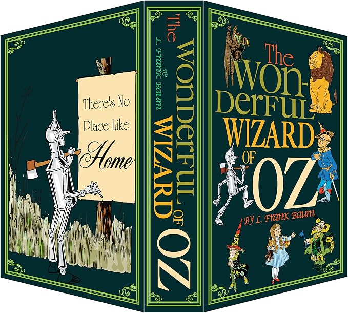 Diversion Book Safe with Combination Lock, Secret Hidden Storage Box, Wizard of Oz Design with Real Paper Pages, 9.3''x6.0''x2.3'', Sturdy Metal Interior, Metal Lock box,Secret Lock Box - Image 5