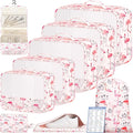 BAGAIL 9 Set Packing Cubes with Packing List Luggage Packing Organizers for Travel Accessories (Flamingo) by BAGAIL
