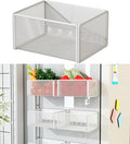 Magnetic Shelf Fridge Basket Bin for Washer Dryer Locker Whiteboard Cabinet | No Drilling No Assembly, Reusable Magnet Organizer Kitchen Laundry Storage Rack Container Holder Home Office Classroom by LIFEFAN