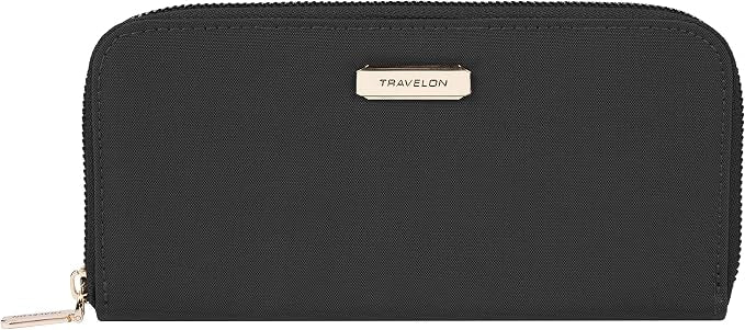 Travelon RFID Blocking Single Zip Wallet by Travelon