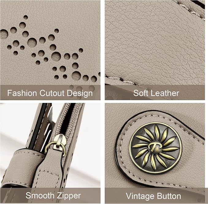 Tipmile Small Wallet for Women Bifold RFID Blocking Card Holder Leather Wallets with Zipper Coin Pocket - Image 7