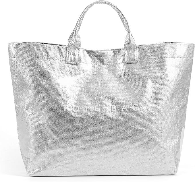 Lushandy PVC Tote Bag for Women Jelly Beach Bag Top Handle Hobo Handbag | Water-Resistant, Wipe Clean, Lightweight by Lushandy