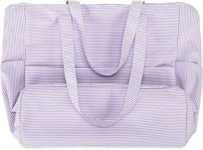 LEDAOU Beach Bag Waterproof Sandproof Women Beach Tote Pool Bag with Zipper for Swim Gym Grocery Travel with Wet Pocket | Sandproof - Image 8