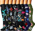 FEYHAY Copper Compression Socks (8 Pairs) 15-20 mmHg Circulation is Best Athletic & Daily for Men & Women, Running, Climbing by FEYHAY