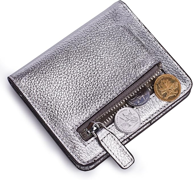 Small Leather Wallet for Women, Ladies Credit Card Holder RFID Blocking Women's Mini Bifold Pocket Purse - Image 6