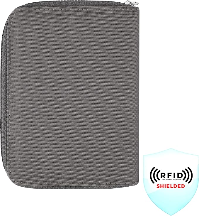 Travelon RFID Blocking Passport Zip Wallet - Image 6