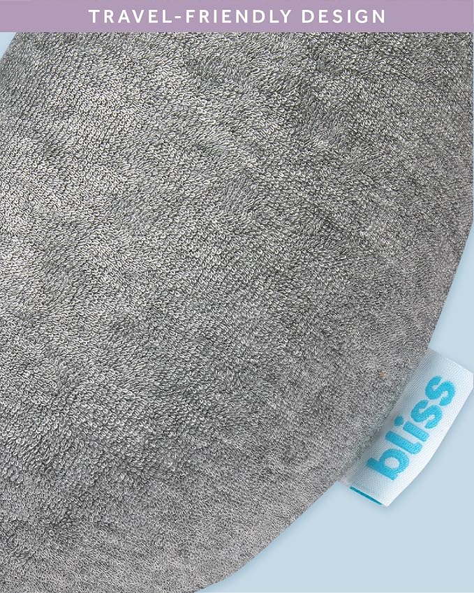 Bliss Neck Pillow Lightweight U-Shaped High Density Memory Foam | Structured Support for Rest on Flights, Car Rides or at the Office, Snap Closure Clips to Your Bag for Easy Carrying - Image 6