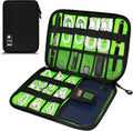Electronics Organizer,Travel Cord Organizer Pouch,Cable Organizer Bags | Travel Electronic Accessories Storage Case for Cables, Cords, Charger, Phone (Black) by Miavers