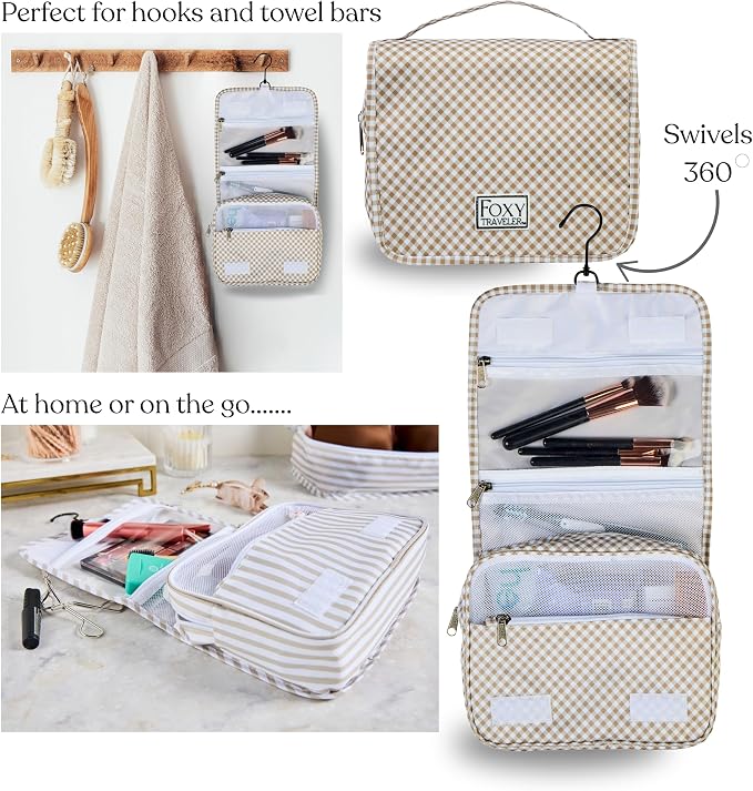 Packing Cubes Set – Cute Packing Cubes for Travel, Luggage Organizer Bags for Suitcase, For Kids & Family, Floral, Neutral & Aesthetic Travel Organizer Set-Gingham - Image 5