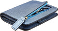 Toughergun Women’s Small Slim Leather Wallet with RFID Protection, Compact Bifold Mini Purse with Clear ID Window by Toughergun