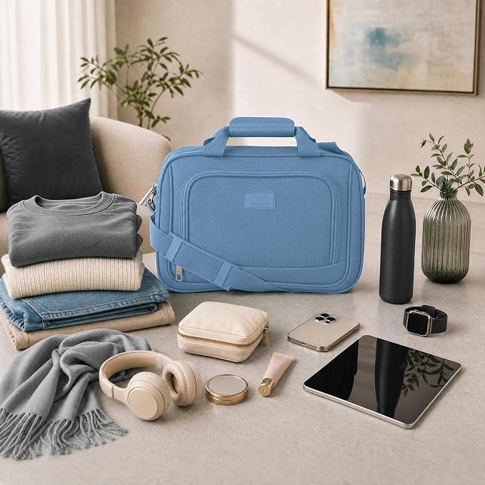 U.S. Traveler Rio 14" Travel Tote Bag, Lightweight 1200D Carry-On Bag for Women & Men - Image 3