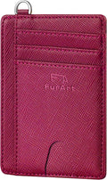 FurArt Slim Minimalist Wallet RFID Credit Card Holder for Men | slim minimalist compact rfid id window thin by FurArt