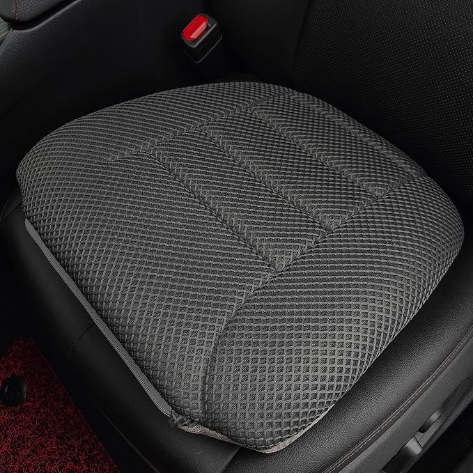 17.7"L×16.9"W ×3"H Car Booster Seat Cushion Raise Height for Short People | AEROiVi Breathable 3D Air Mesh Booster Seat Cushion Non-Slip Bottom Car Seat Pad with Truck Cars SUV Quick Drying Washable by AEROiVi