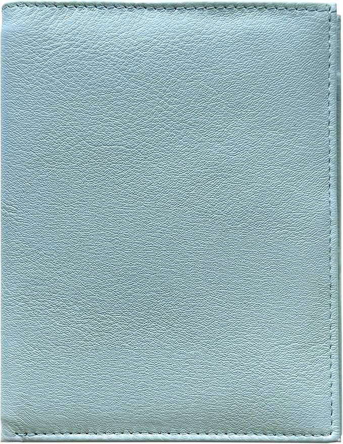 Chambray RFID Genuine Leather Passport Wallet - Image 8