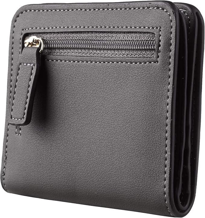 Toughergun Women’s Small Slim Leather Wallet with RFID Protection, Compact Bifold Mini Purse with Clear ID Window - Image 5