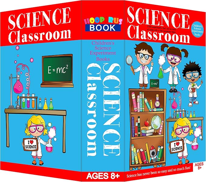 Science Classroom Real Pages Book Safe with Key Lock,Money Safe Book Storage Lock Boxes for Personal Items Large Capacity Safes Hold Phone,Cash Box - Image 5
