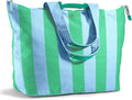 Fit & Fresh All The Things XL Beach Bag for Women, Oversized Travel Tote | Zip Closure, 3 Interior Pockets, 1 Large Zip Pocket, Dual Carry Handles, Canvas Weekender - Pool, College, Laundry, Groceries by fitfresh