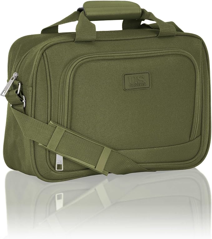 U.S. Traveler Rio 14" Travel Tote Bag, Lightweight 1200D Carry-On Bag for Women & Men by USTraveler