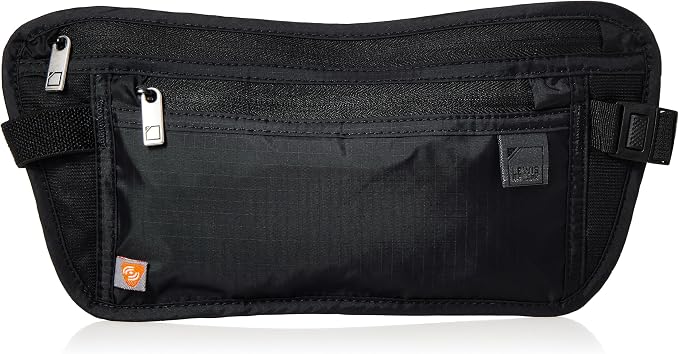 Lewis N. Clark Travel Money Belt Pouch, Slim RFID Blocking Anti Theft Waist Stash Pouches for Cash, Cards and Passport Holder - Image 5