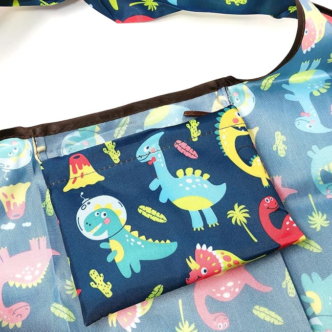 allydrew Large Foldable Tote Nylon Reusable Grocery Bags - Image 5