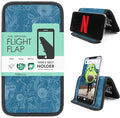 Airplane Phone Holder - Foldable Phone Stand for Plane Travel | Aluminum Build, 9 x 5 in. Topography, Tabletop Mount Desk, Plane Tray Seat back, Treadmill, Fits iPhone Cell Phone by FlightFlapbyFolden