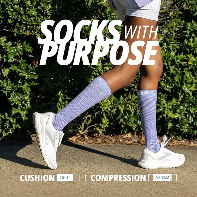 Wellness Compression Socks for circulation, swelling, deep vein thrombosis and calf cramps | 15-20mmHg - Image 2