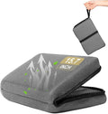FASTMOMENT Portable Airplane Seat Cushion Foldable Seat Cushion for Travel | Thickened Cushion, Carrying Handle, Breathable Fabric, Washable Mesh Cover, Anti-Slip bottom, Lightweight for Flight Bleacher by FASTMOMENT