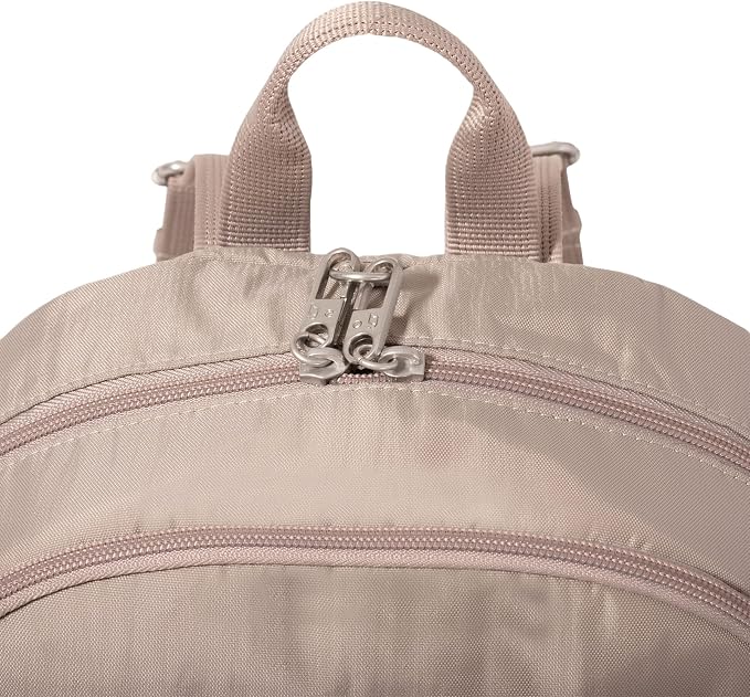 Securtex Anti-Theft Getaway Backpack - 9.4"x13"x5" Travel Safe Bag w/Locking Zippers, Slash-Resistant, RFID - Image 7