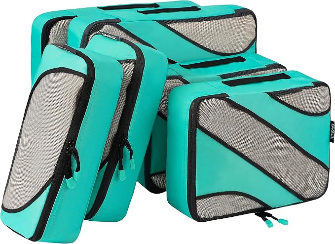 BAGAIL 6 Set Packing Cubes,Travel Luggage Packing Organizers - Image 4