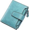 Small Compact Women Wallet RFID Blocking Genuine Leather Bifold Purse with ID Windows by Lavemi