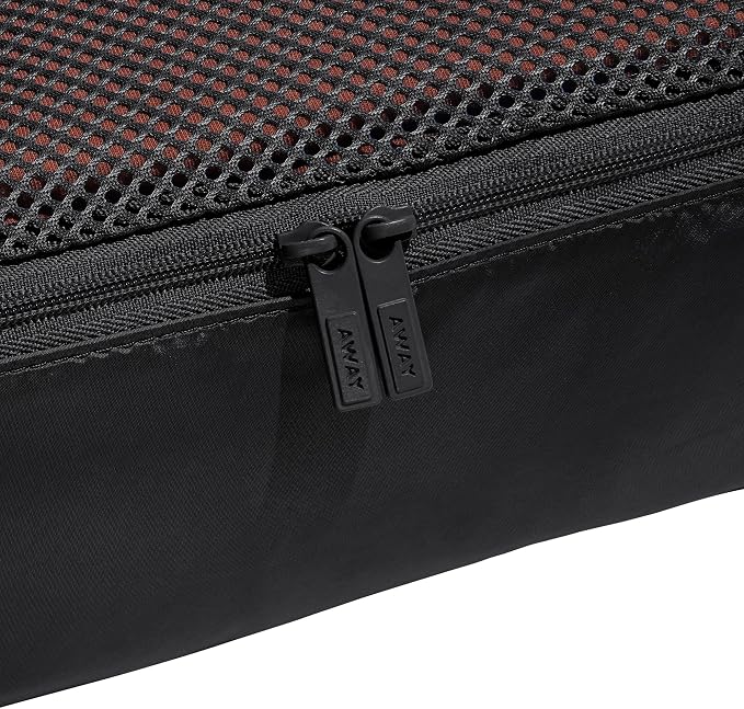 Away Insider Packing Cubes Set of 4, Lightweight Travel Luggage Organizers | 4-Piece Packing Cube Set for Suitcases, Carry-On Bags & Luggage, Lightweight Travel Organizers for Packing, Jet Black - Image 4